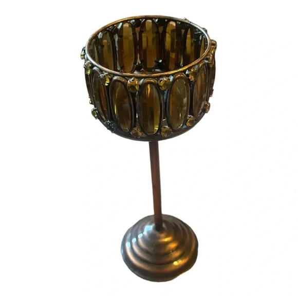 Elegant Jeweled Candle Holders EUC - Picture 6 of 11